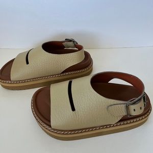 Sofie D'Hoore Fame Leather Platform Sandals